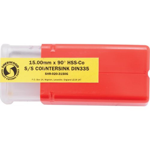 Sherwood. 15.00MM HSSE 90°-OS KÚPSÜLLYESZTŐ DIN335