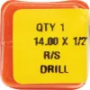 Sherwood. 14.00MM CSIGAFÚRÓ 1/2" CSAPOLT HENGERES SZÁRRAL HSS