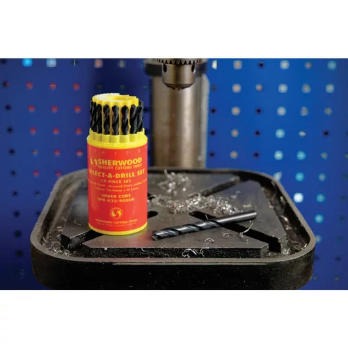 Sherwood. 19 DB-OS HSS CSIGAFÚRÓ KÉSZLET 1.0-10.0X0.5MM