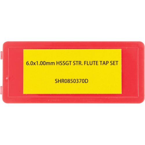 Sherwood. 6.0X1.00MM EGYENES HORNYÚ HSS KÉZI MENETFÚRÓ KÉSZLET