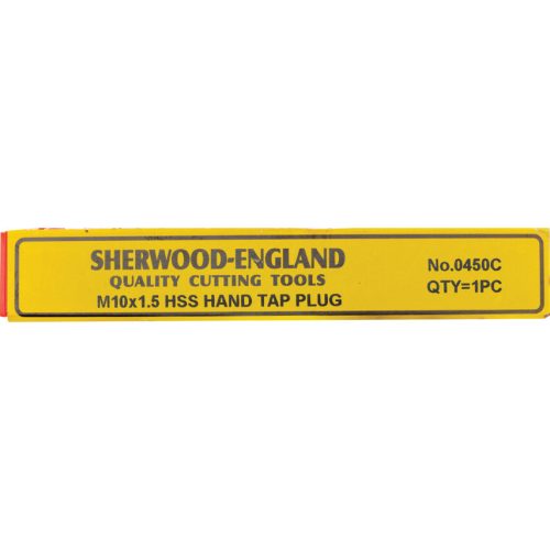 Sherwood. 10X1.50MM EGYENES HORNYÚ HSS KÉZI KÉSZREVÁGÓ MENETFÚRÓ