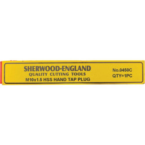 Sherwood. 10X1.50MM EGYENES HORNYÚ HSS KÉZI KÉSZREVÁGÓ MENETFÚRÓ