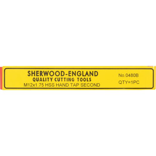 Sherwood. 12X1.75MM EGYENES HORNYÚ HSS KÉZI KÖZÉPVÁGÓ MENETFÚRÓ