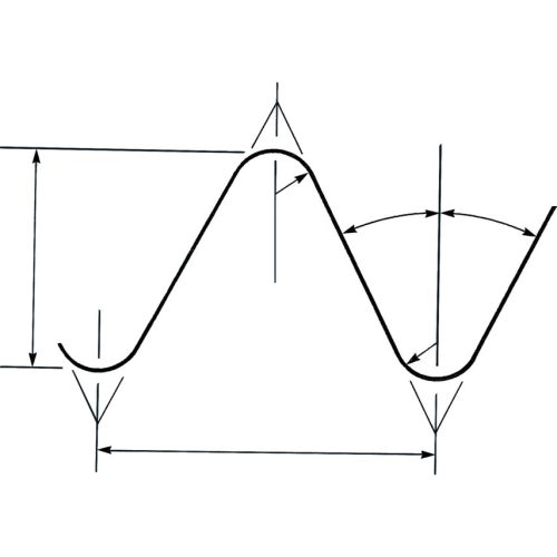 Sherwood. 1/2"X16 BSF EGYENES HORNYÚ HSS KÉZI ELŐVÁGÓ MENETFÚRÓ