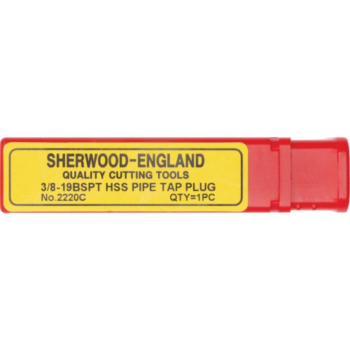 Sherwood. 3/8"X19 BSPT EGYENES HORNYÚ HSS KÉZI KÉSZREVÁGÓ MENETFÚRÓ