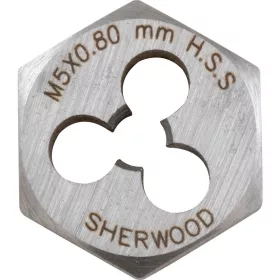 Sherwood. 5.0X0.80MM HATSZÖG ALAKÚ HSS MENETMETSZŐ