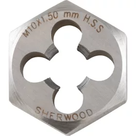Sherwood. 10X1.50MM HATSZÖG ALAKÚ HSS MENETMETSZŐ