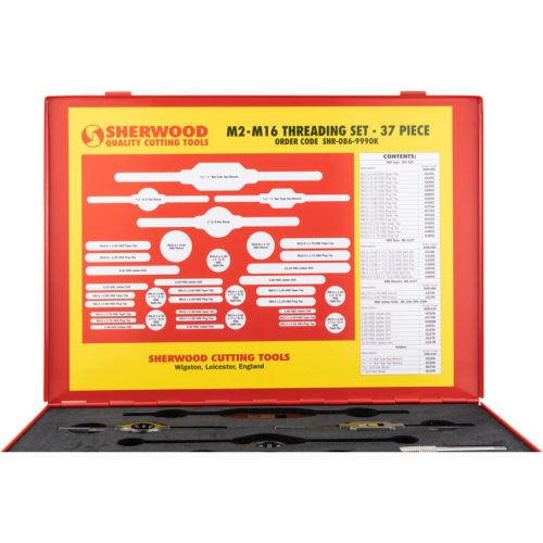 Sherwood. M2-M16 37 DB-OS HSS MENETSZERSZÁM KÉSZLET