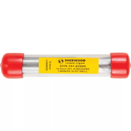 Sherwood. 10.0MM KÉTÉLŰ HENGERES SZÁRÚ KEMÉNYFÉM HOSSZLYUKMARÓ