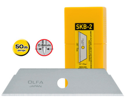OLFA SKB-2/50 trapéz penge, 17.5 mm, 50 db/csomag