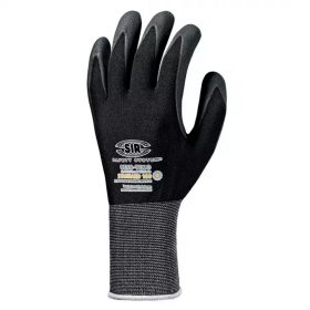 Sir Safety Max Grip munkavédemi kesztyű, fekete*