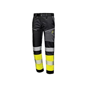   Sir Safety System Hi-Vis Contrast derekas nadrág, fekete/sárga