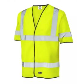   Sir Safety SPACE jól láthatósági rövid ujjú mellény, sárga*