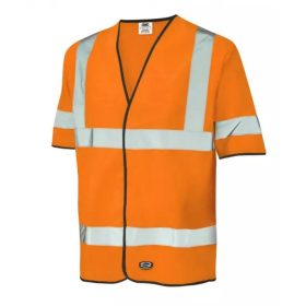   Sir Safety SPACE jól láthatósági rövid ujjú mellény, narancs*