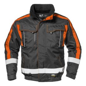 Sir Safety Contender 4in1 télikabát, szürke/narancs*
