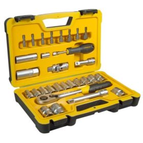 Stanley 30 részes 1/2"  dugókulcs készlet 10-24 mm