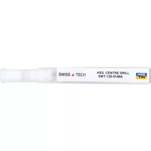 SwissTech. 8.00MM X 3.15MM HSS KÖZPONTFÚRÓ TIN HEGGYEL