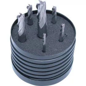 SwissTech. NÉGYÉLŰ HENGERES SZÁRÚ TÖMÖR KEMÉNYFÉM UJJMARÓK 3-10MM (6 DB-OS KÉSZLET)