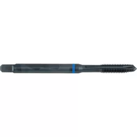 SwissTech. M6X1 KÉK GYŰRŰS HSS-EV EGYENES HORNYÚ GÉPI MENETFÚRÓ - OXIDÁLT