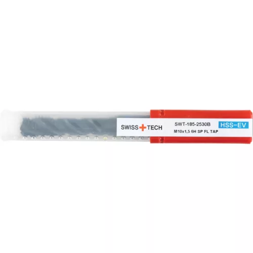 SwissTech. M10X1.5 KÉK GYŰRŰS HSS-EV CSAVART HORNYÚ GÉPI MENETFÚRÓ - OXIDÁLT
