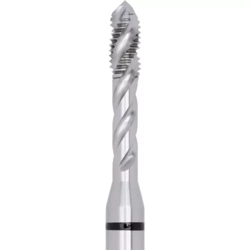 SwissTech. M5X0.8 FEKETE GYŰRŰS HSS-E CSAVART HORNYÚ GÉPI MENETFÚRÓ