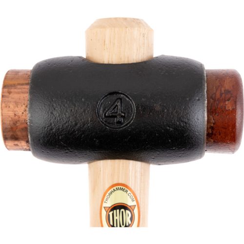 Thor. 03-216 # 4 KALAPÁCS RÉZ/NYERSBŐR BETÉTEKKEL