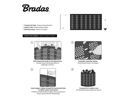 Komposztáló 180 literes