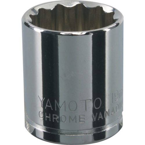 YAMOTO 19 mm dugókulcs 3/8" -os meghajtóval
