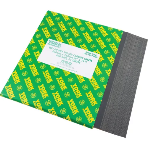 York 9"x11" NEDVES VAGY SZÁRAZ CSISZOLÓPAPÍR P 600