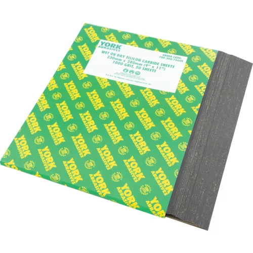 York 9"x11" NEDVES VAGY SZÁRAZ CSISZOLÓPAPÍR P 1000