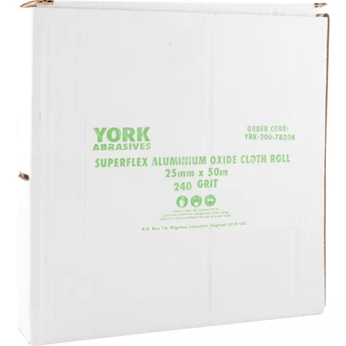 York 25mm x 50M SUPERFLEX ALUMÍNIUM-OXID CSISZOLÓVÁSZON P 240