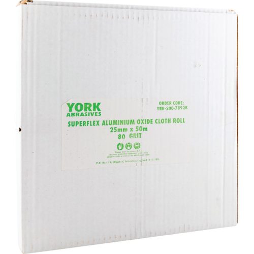 York. 25MM X 50M SUPERFLEX ALUMÍNIUM-OXID CSISZOLÓVÁSZON 80