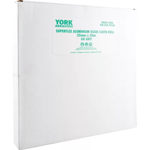 York 25mm x 50M SUPERFLEX ALUMÍNIUM-OXID CSISZOLÓVÁSZON P 60