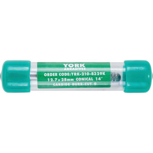 York. 12.7X28MM KÚPOS 14°-OS TURBÓMARÓ FORGÁCSTÖRŐ FOGAZÁSSAL