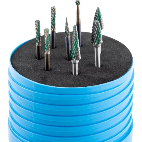 York. VÁLTAKOZÓ FOGAZÁSÚ TURBÓMARÓ KÉSZLET 3MM-ES SZÁRRAL, 8 DB-OS