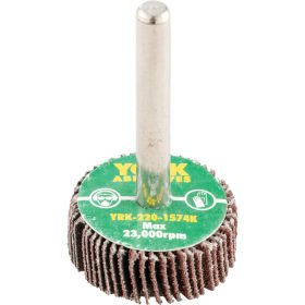 York. 30X10MM AL-OX LAMELLÁS CSAPOS CSISZOLÓKORONG 6MM SZÁRRAL P80