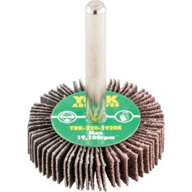 York. 40X10MM AL-OX LAMELLÁS CSAPOS CSISZOLÓKORONGP80-6MM SZÁRRAL