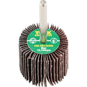 York. 40X30MM AL-OX LAMELLÁS CSAPOS CSISZOLÓKORONGP80-6MM SZÁRRAL