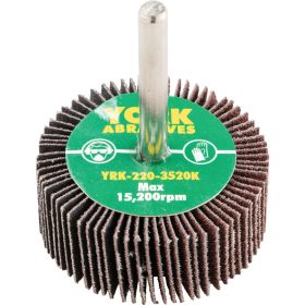 York. 50X20MM AL-OX LAMELLÁS CSAPOS CSISZOLÓKORONGP80-6MM SZÁRRAL