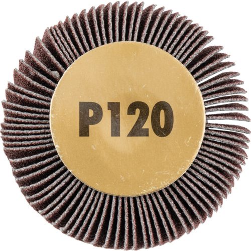 York. 50X25MM AL-OX LAMELLÁS CSAPOS CSISZOLÓKORONGP120-6MM SZÁRRAL