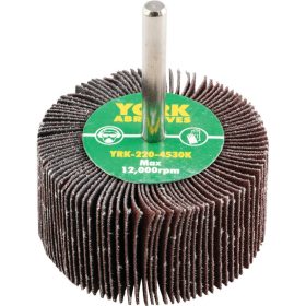 York. 60X30MM AL-OX LAMELLÁS CSAPOS CSISZOLÓKORONGP120-6MM SZÁRRAL