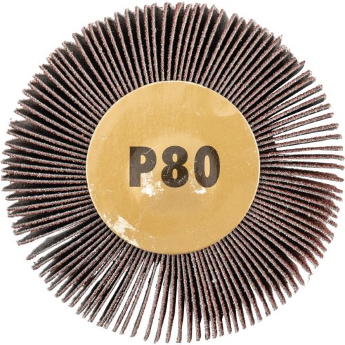 York 80X50MM AL-OX LAMELLÁS CSAPOS CSISZOLÓKORONG P80-6MM SZÁRRAL