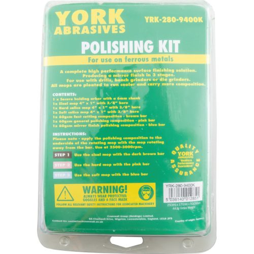 York. POLÍROZÓ KÉSZLET VASTARTALMÚ FÉMEKHEZ