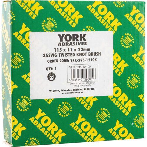 York. 115X11X22MM 35SWG SODROTT DRÓTKORONG